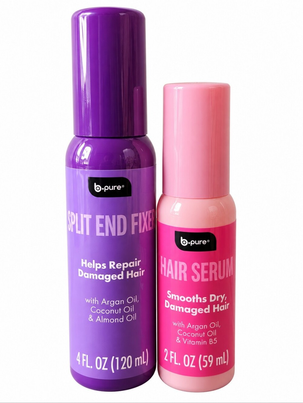 Split End Fixer & Serum For Dry Damaged Hair 2-piece